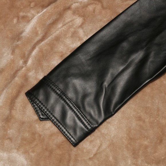 GA Milano Italy Leather Jacket - Genuine REAL - New with Tags - Length 27 - Picture 6 of 16